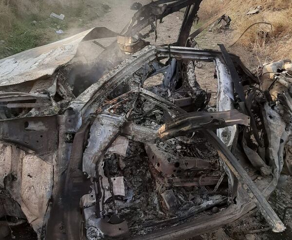 В ANAMA отчитались об операции на месте подрыва авто в Физулинском районе - фото В ANAMA отчитались об операции на месте подрыва авто в Физулинском районе - фото - Sputnik Азербайджан