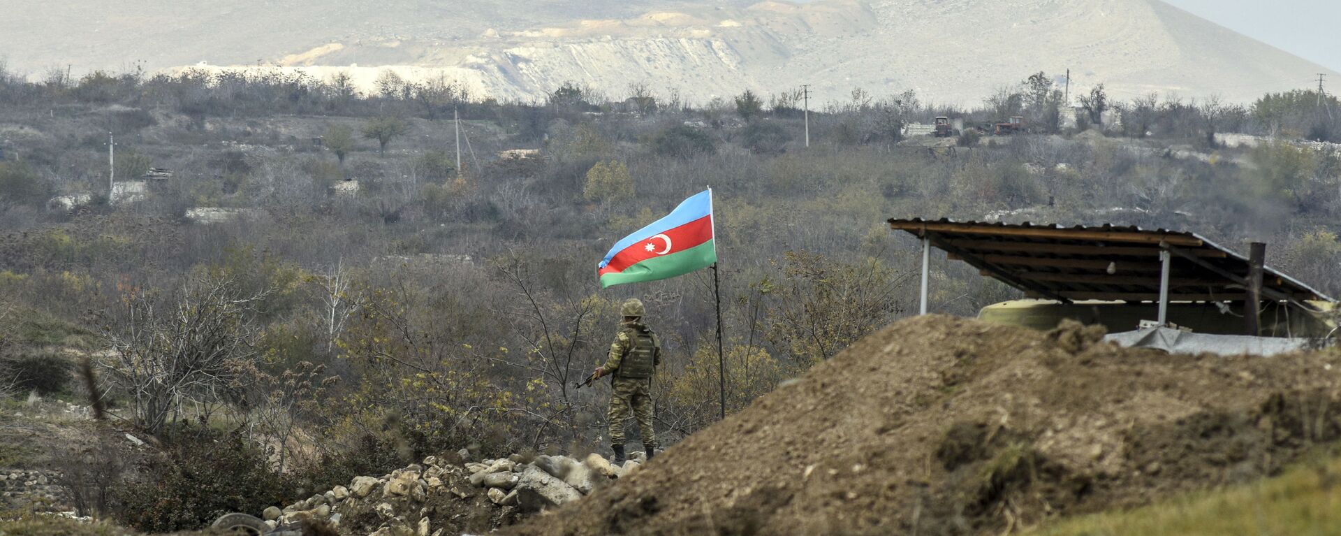 Военнослужащий азербайджанской армии, фото из архива - Sputnik Азербайджан, 1920, 02.03.2021