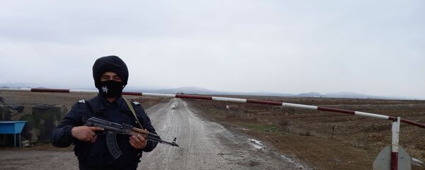 Polis əmkdaşları Ağdamda Polis əmkdaşları Ağdamda - Sputnik Азербайджан