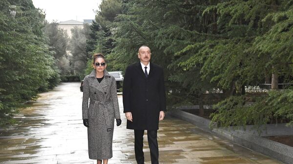 Президент Азербайджана Ильхам Алиев и Первая леди Мехрибан Алиева, фото из архива - Sputnik Азербайджан