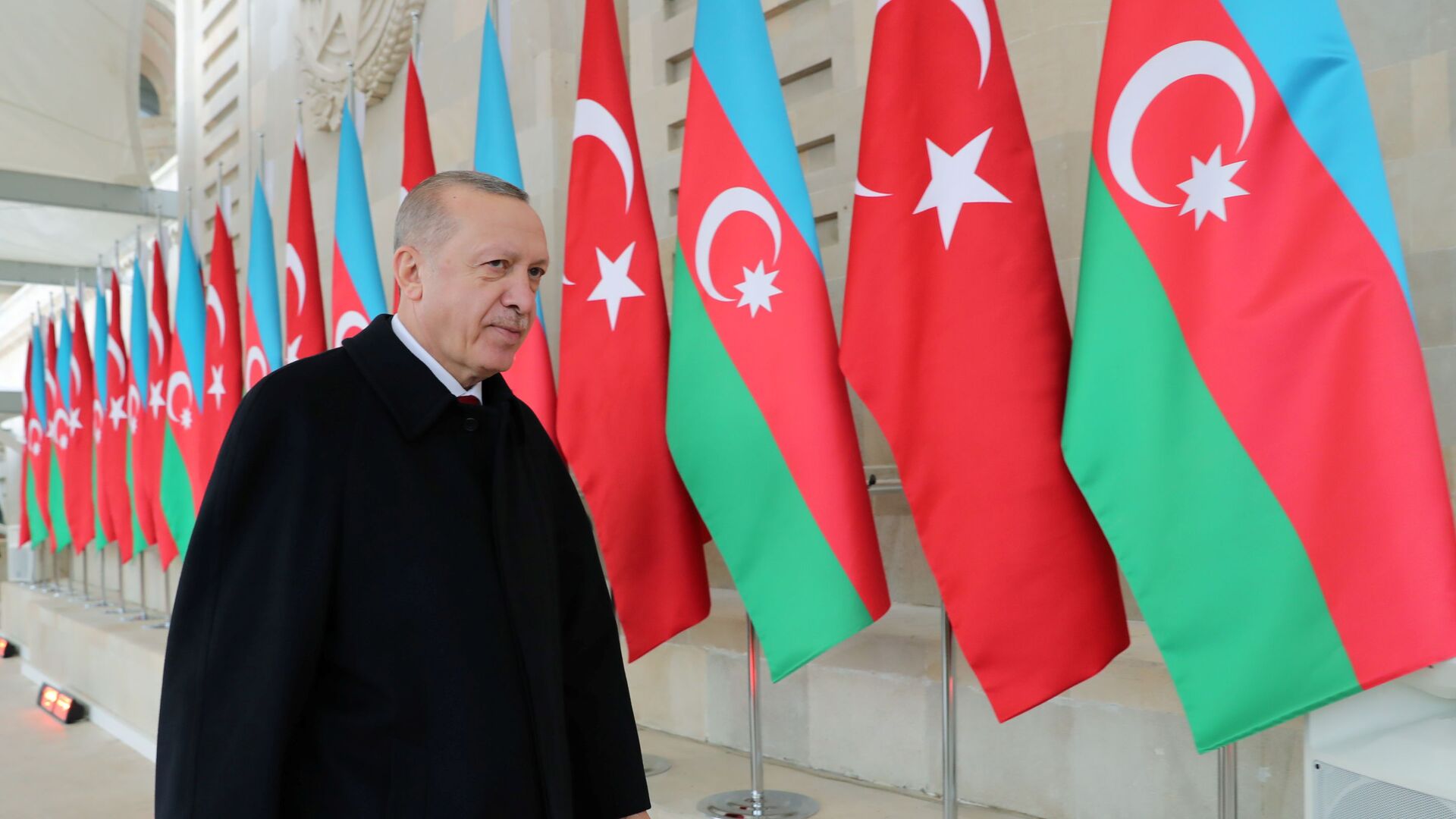 Президент Турции Реджеп Тайип Эрдоган в Баку, фото из архива - Sputnik Азербайджан, 1920, 26.02.2021