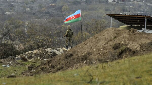 Азербайджанский военнослужащий, фото из архива - Sputnik Азербайджан