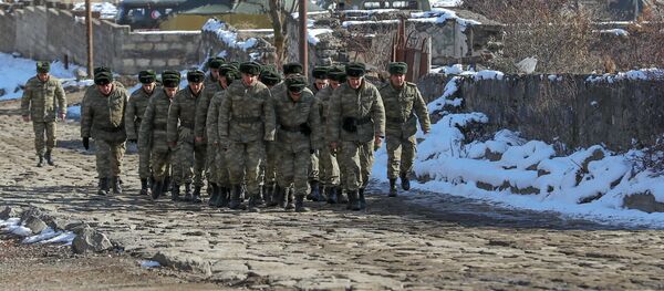 Азербайджанские военные, фото из архива Азербайджанские военные, фото из архива - Sputnik Азербайджан