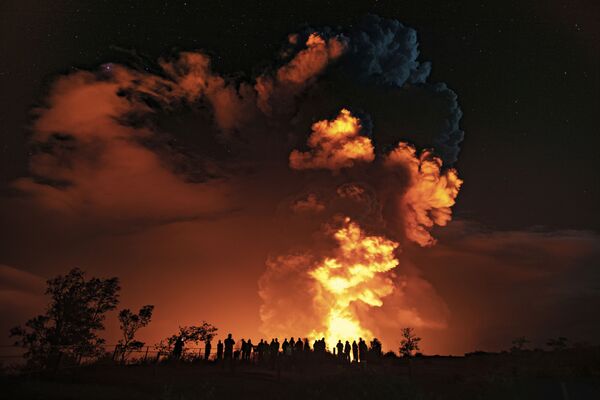 Kilauea vulkanının oyanması, Havay - Sputnik Azərbaycan