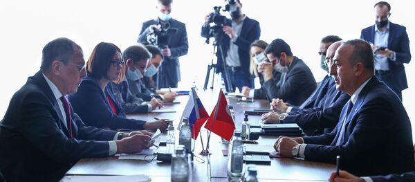 Заседание Совместной группы стратегического планирования под председательством глав МИД Рф и Турции - Sputnik Азербайджан