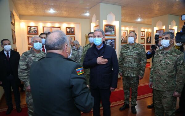 Мероприятие под названием Азербайджано-турецкое братство вечно и нерушимо!  в Учебно-тренировочном центре Вооруженных сил АР - Sputnik Азербайджан