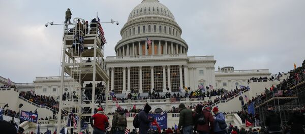 Акция протеста сторонников Д. Трампа в Вашингтоне Акция протеста сторонников Д. Трампа в Вашингтоне - Sputnik Азербайджан