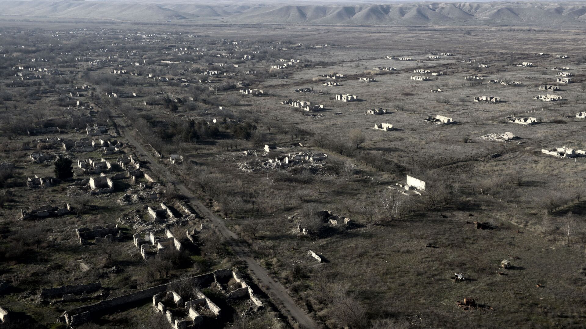 Вид на Зангиланский район, фото из архива - Sputnik Азербайджан, 1920, 16.03.2021