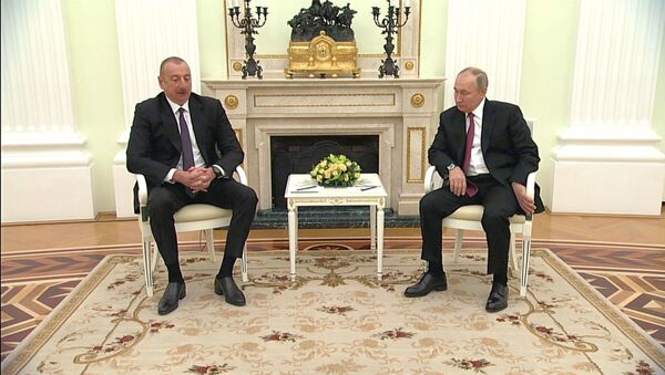 Соглашение разблокирует транспортные связи - видео встречи Алиева с Путиным в Москве - Sputnik Азербайджан