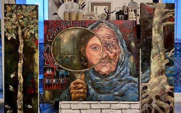 Работа художницы Рои Гасановой - Sputnik Азербайджан