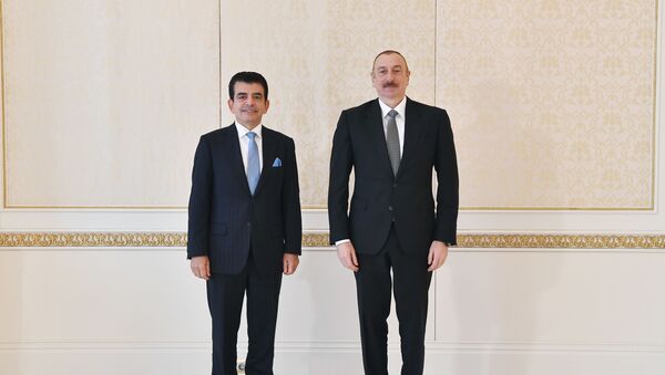 Президент Ильхам Алиев принял делегацию ИСЕСКО - Sputnik Азербайджан