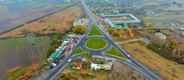Автомагистраль М5 Евлах-Загатала - Sputnik Азербайджан