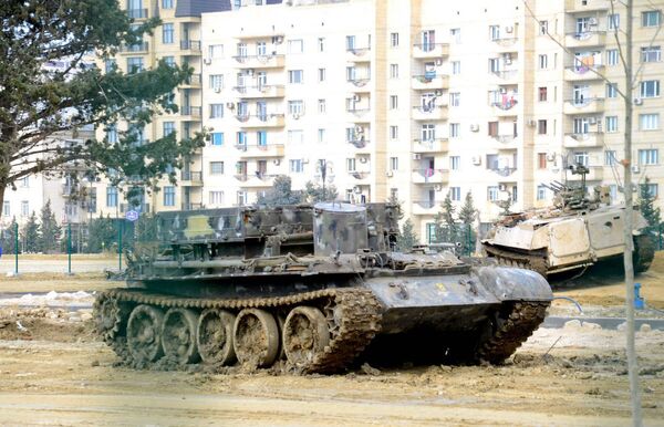 Началось строительство Мемориального комплекса Отечественной войны и Музея Победы в Баку Началось строительство Мемориального комплекса Отечественной войны и Музея Победы в Баку - Sputnik Азербайджан