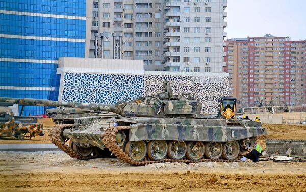 Cтроительство Мемориального комплекса Отечественной войны и Музея Победы в Баку - Sputnik Азербайджан