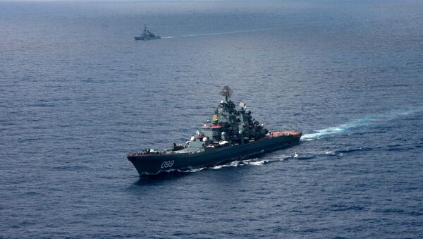 Тяжелый атомный ракетный крейсер «Петр Великий»  - Sputnik Azərbaycan