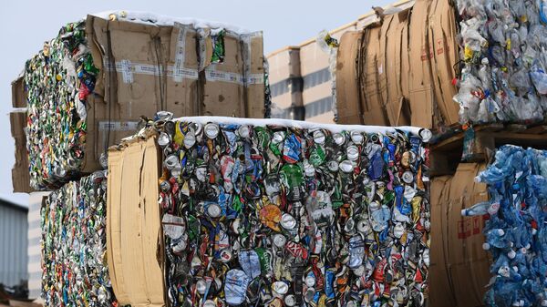 Бытовые отходы, фото из архива - Sputnik Азербайджан