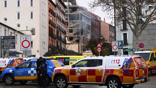 Взрыв в Мадриде - Sputnik Азербайджан