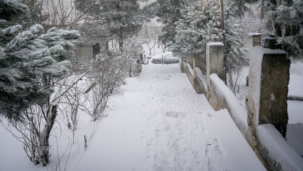 Снег в Баку, фото из архива - Sputnik Азербайджан