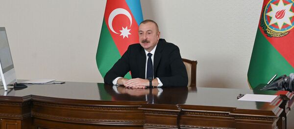 Prezident İlham Əliyevlə Türkmənistan Prezidenti Qurbanqulu Berdiməhəmmədov arasında videokonfrans formatında görüş Prezident İlham Əliyevlə Türkmənistan Prezidenti Qurbanqulu Berdiməhəmmədov arasında videokonfrans formatında görüş - Sputnik Азербайджан