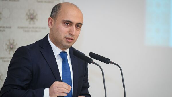 Министр науки и образования Азербайджана Эмин Амруллаев - Sputnik Азербайджан