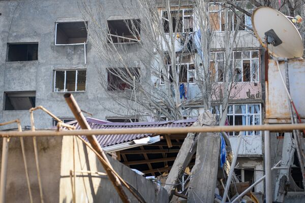Последствие взрыва в Хырдалане - Sputnik Azərbaycan