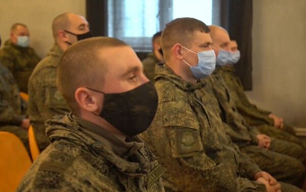 Российские военнослужащие готовятся к работе в совместном Российско-Турецком центре  - Sputnik Азербайджан