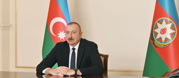 Azərbaycan Respublikasının Prezidenti İlham Əliyev yanvarın 27-də Aydın Kərimovu videoformatda qəbul edib Azərbaycan Respublikasının Prezidenti İlham Əliyev yanvarın 27-də Aydın Kərimovu videoformatda qəbul edib - Sputnik Азербайджан