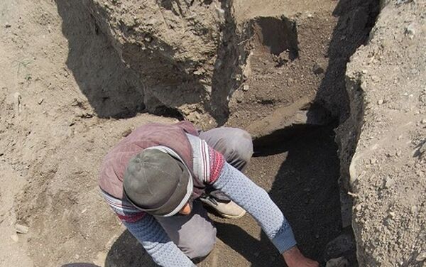 Археологические раскопки в селе Хыналыг - Sputnik Азербайджан