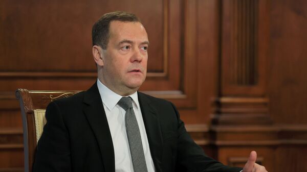 Rusiya Təhlükəsizlik Şurasının sədrinin müavini Dmitri Medvedev - Sputnik Azərbaycan