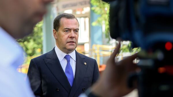 Заместитель председателя Совета безопасности РФ Дмитрий Медведев, фото из архива - Sputnik Azərbaycan