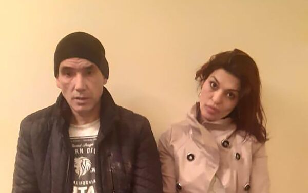 Задержанные Гасанханов Наби и Сулейманова Эльмира - Sputnik Азербайджан