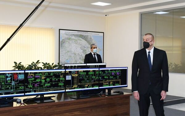 Ильхам Алиев принял участие в открытии подстанций в Абшеронском районе - Sputnik Азербайджан