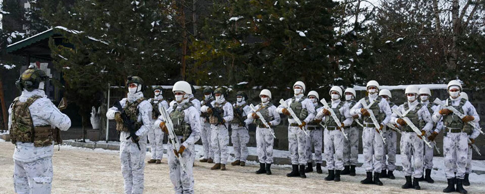 Азербайджанские военнослужащие на «Зимних учениях 2021», проходящих в Турецкой Республике - Sputnik Азербайджан, 1920, 04.02.2021