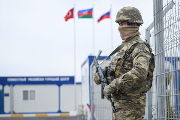 Российско-турецкий центр контроля за соблюдением перемирия в Карабахе - Sputnik Азербайджан