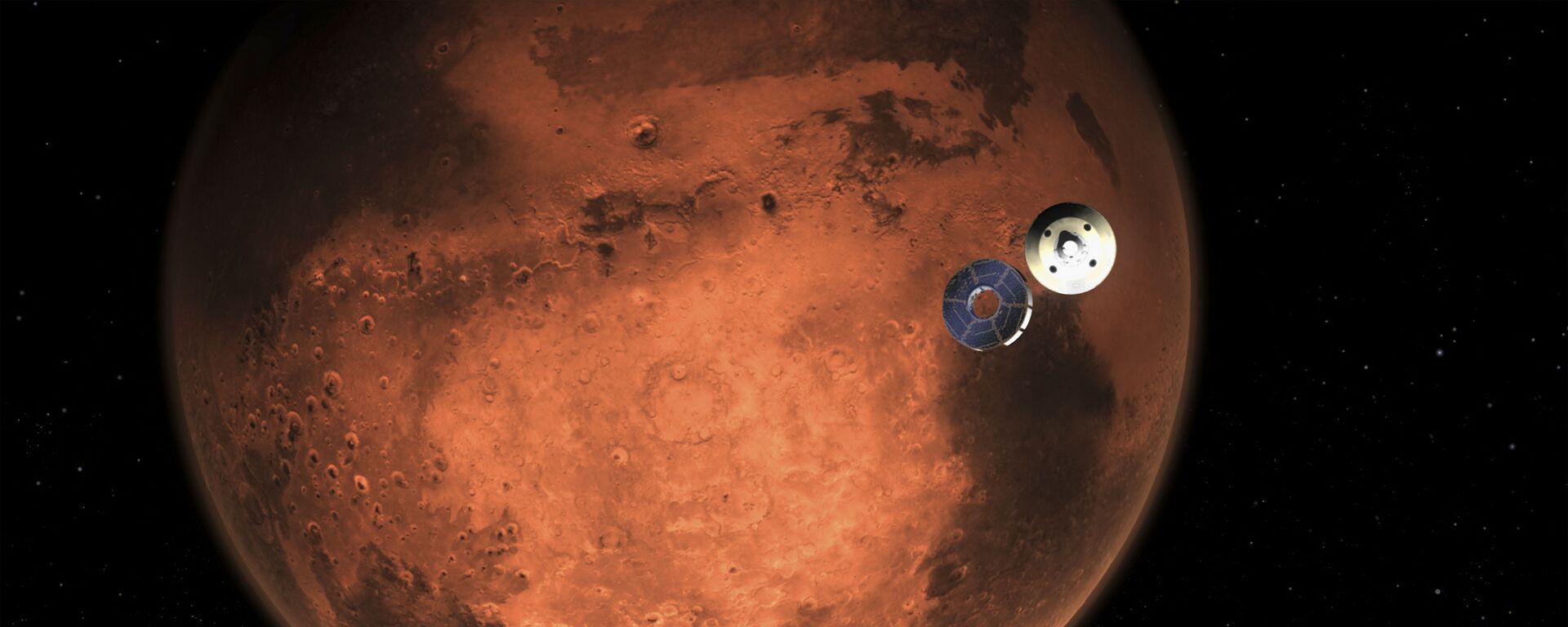 Вид на Марс, фото из архива - Sputnik Azərbaycan, 1920, 27.06.2021
