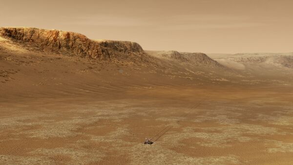 Вид на Марс, фото из архива - Sputnik Azərbaycan