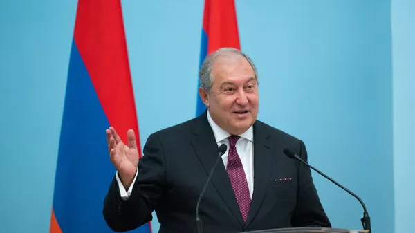 Президент Армении Армен Саркисян - Sputnik Азербайджан