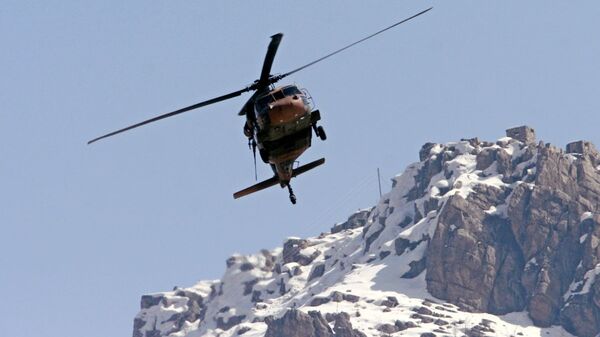 Турецкий военный вертолет, фото из архива - Sputnik Азербайджан