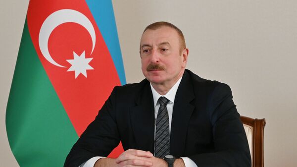 Президент Азербайджанской Республики Ильхам Алиев  - Sputnik Азербайджан