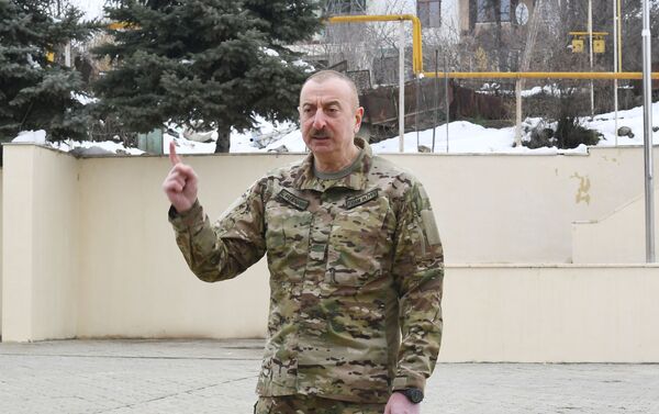 Президент Ильхам Алиев посетил Физулинский и Ходжавендский районы Президент Ильхам Алиев посетил Физулинский и Ходжавендский районы - Sputnik Азербайджан