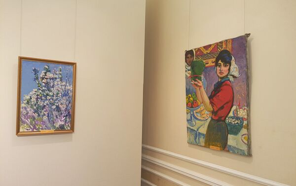 Выставка Novruz ahəngi (Гармония Новруза) в Азербайджанском национальном музее искусств - Sputnik Азербайджан