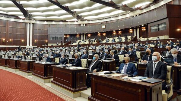 Заседание парламента Азербайджана, фото из архива - Sputnik Азербайджан