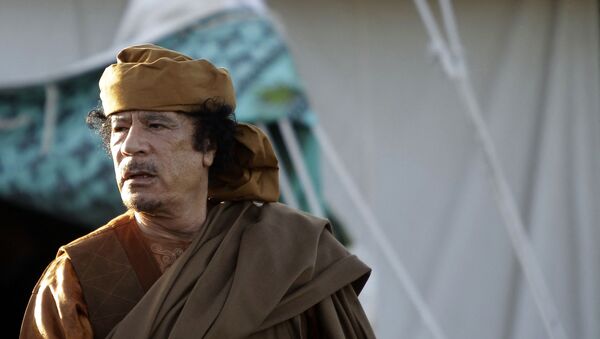 Муаммар Каддафи, фото из архива - Sputnik Azərbaycan