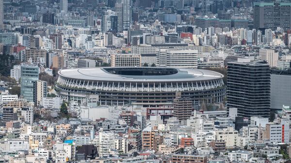 Вид на Национальный стадион в Токио, фото из архива  - Sputnik Азербайджан