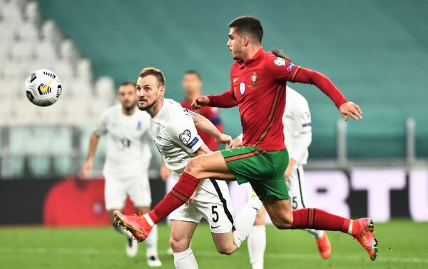Матч отборочного цикла ЧМ-2022 между сборными Португалии и Азербайджана - Sputnik Азербайджан