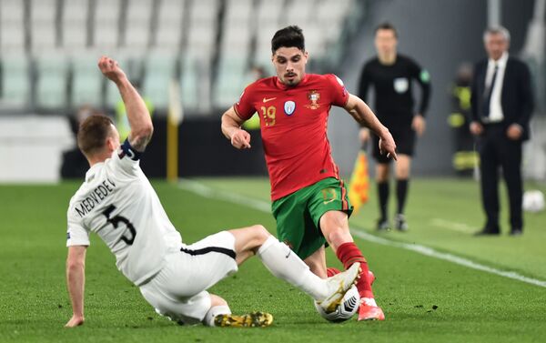 Матч отборочного цикла ЧМ-2022 между сборными Португалии и Азербайджана  - Sputnik Азербайджан