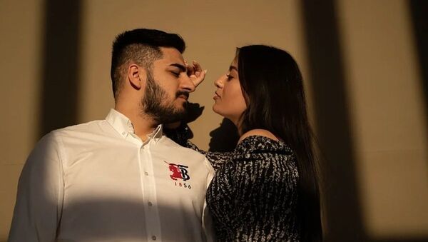 Супружеская пара из Азербайджана Дильгам и Сабрина Вердиевы - Sputnik Азербайджан