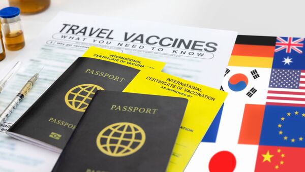 Паспорта вакцинации для международных поездок - Sputnik Азербайджан