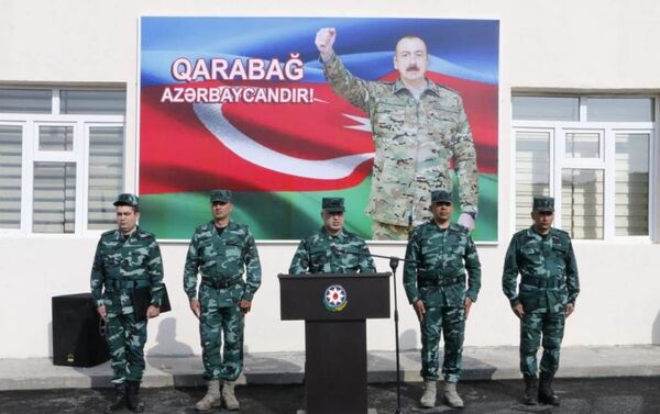 Воинская часть Госпогранслужбы открылась в Губадлинском районе Азербайджана для охраны государственной границы - Sputnik Азербайджан