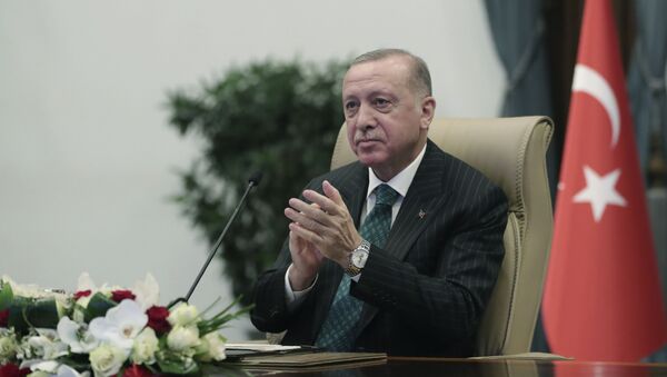Президент Турции Реджеп Тайип Эрдоган, фото из архива  - Sputnik Azərbaycan